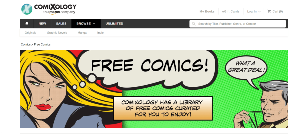 ComiXology - Best Amazon Service to Read Comics Online for Free