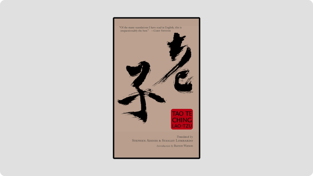 Tao Te Ching by Lao Tzu - Best Ancient Chinese Spiritual Book