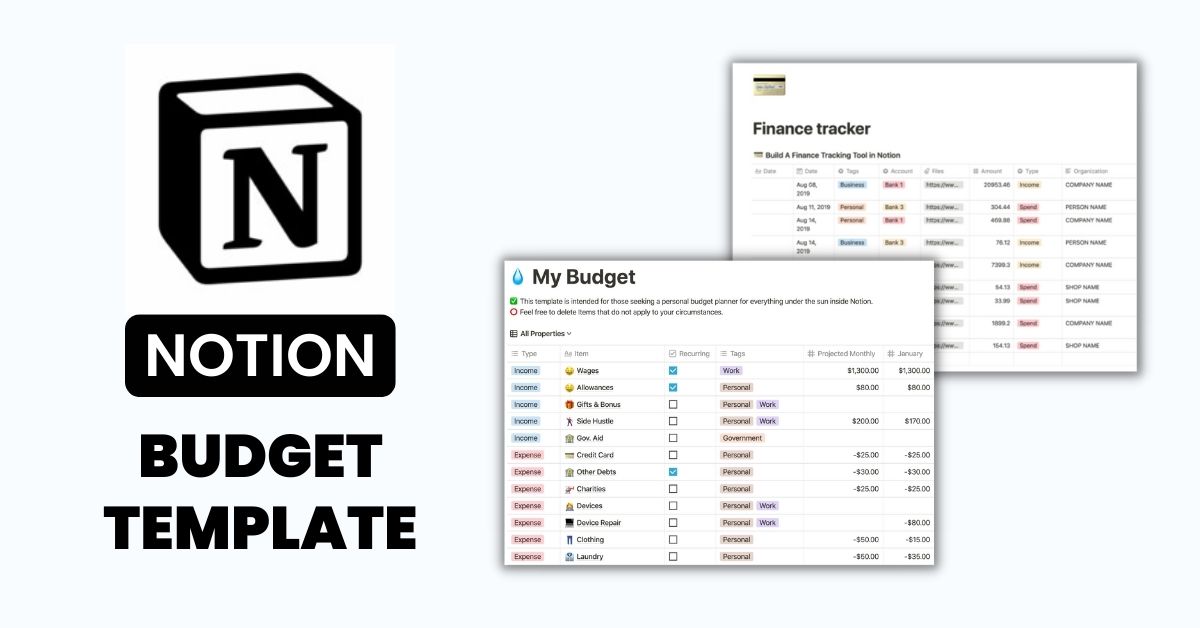 How to Create Notion Budget Template - A Complete Guide